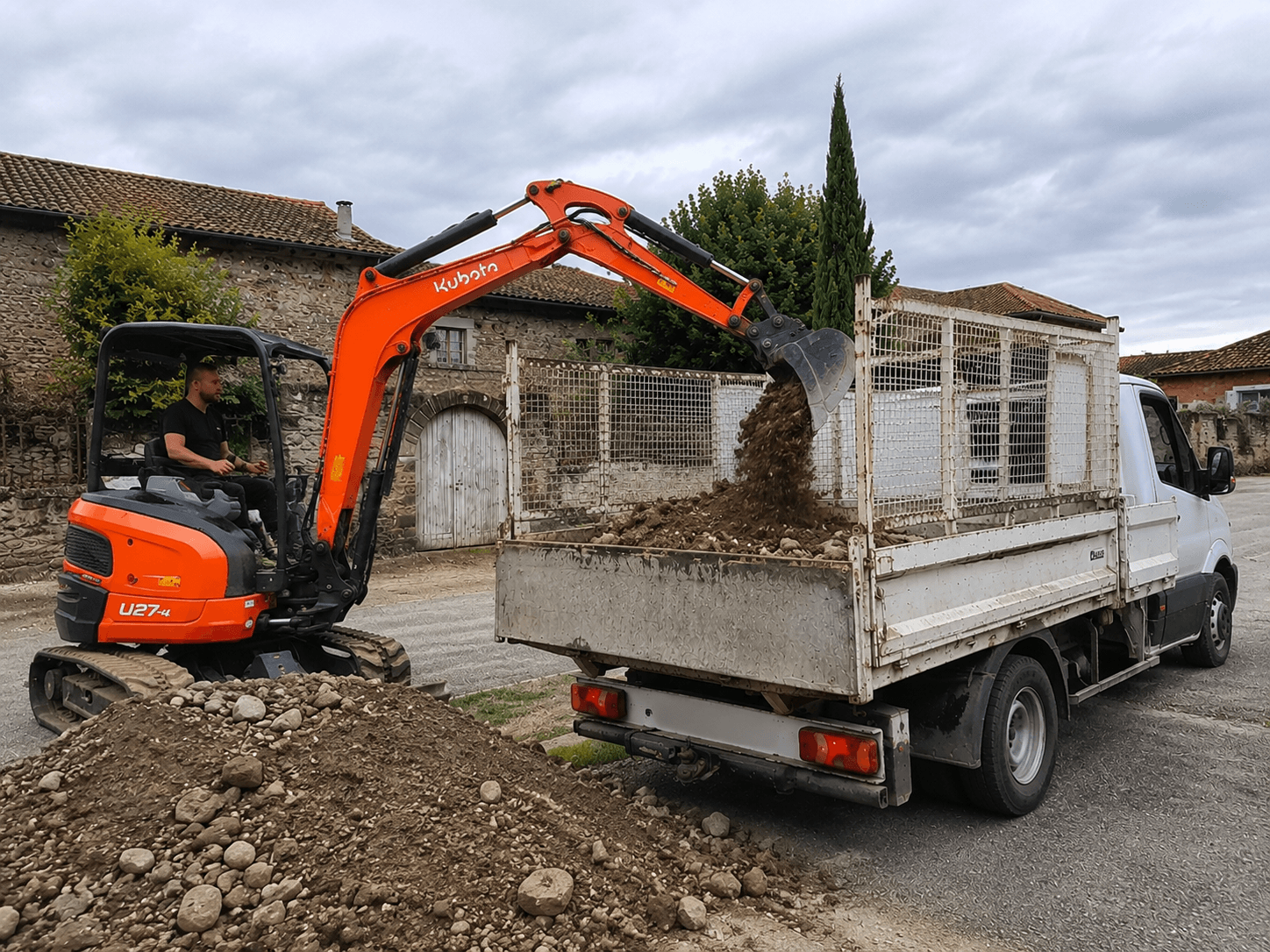 amenagement extérieur, cloture et travaux de terrassement a tarbes hautes pyrénées