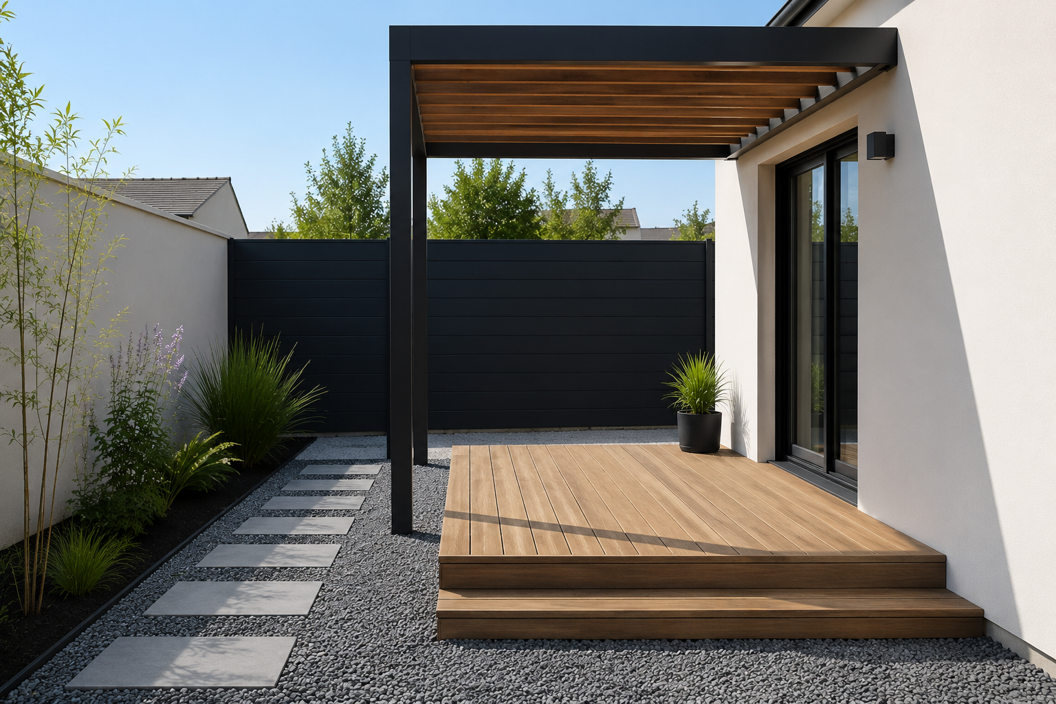 amenagement extérieur, clotures et travaux de terrassement a tarbes hautes pyrénées